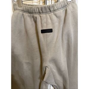 Essentials Fear Of God Men's Fleece Cotton Blend Jogger Sweatpants Tan Size XS